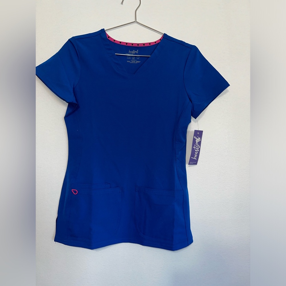 Heart soul scrub top